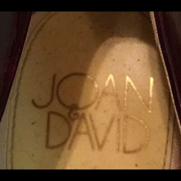 JOAN & DAVID BURGUNDY PATENT Platform Heel 7.5M - Picture 8 of 8